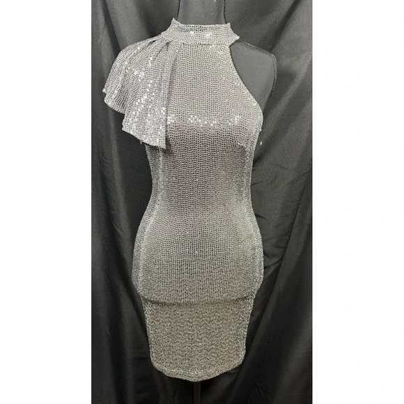 floral midi dress white Floral Tapestry Jacquard Corset Dress (White) Chiffon / M